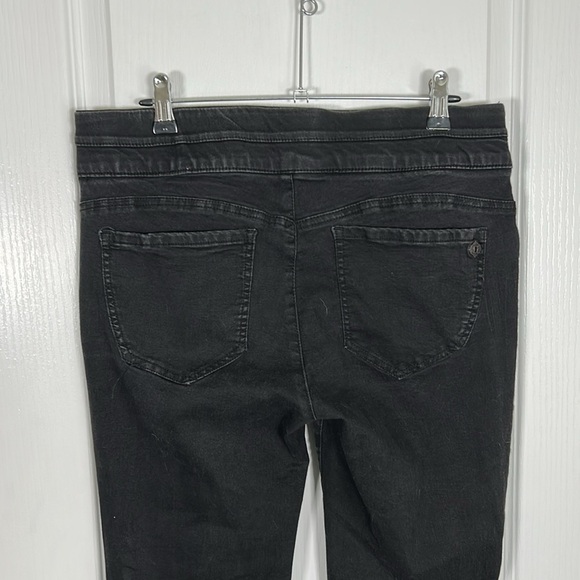 Democracy Ab Solution High Rise Ankle Skinny Pull On Black 10 - Picture 7 of 11